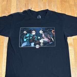 Demon Slayer Black Graphic T-Shirt